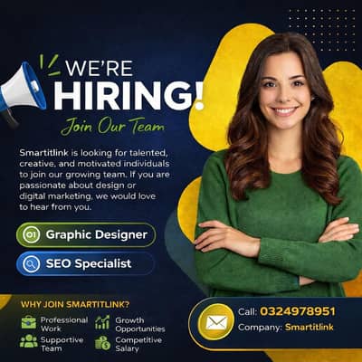 Hiring Graphic Designer & SEO Expert