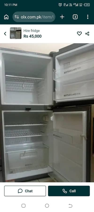 Hire refrigerator