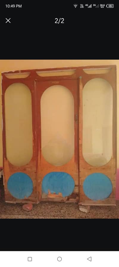 Wooden Door for Shop | Strong Solid Wood Door