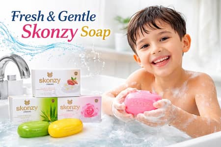 120g Skonzy Soap Combo Offer – 3 Soaps Rs 300 Only