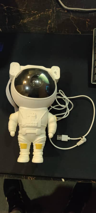 Astronaut Galaxy Projector Lamp with LED Lights & USB Charging