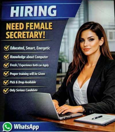 REQUIRED FEMALE ASSISTANT