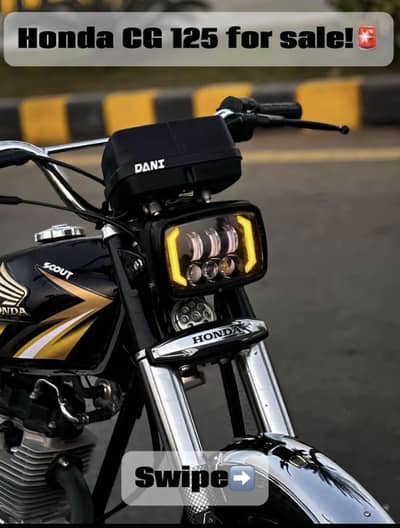 Honda CG125 model 25/26 with double saman