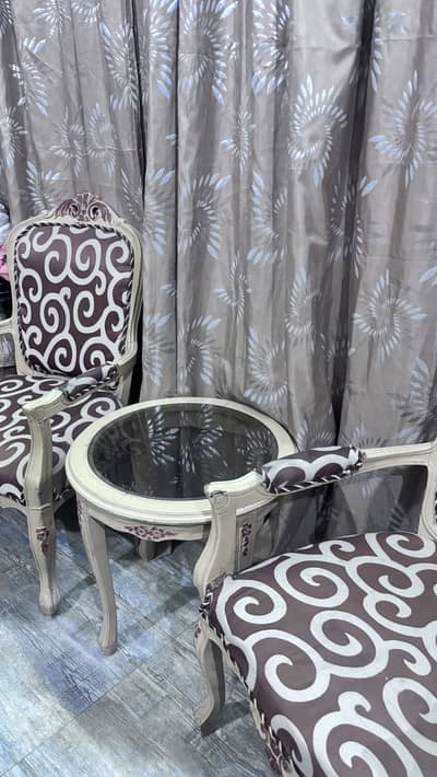 2 Seater Sofa Chair with 1 Mid Table