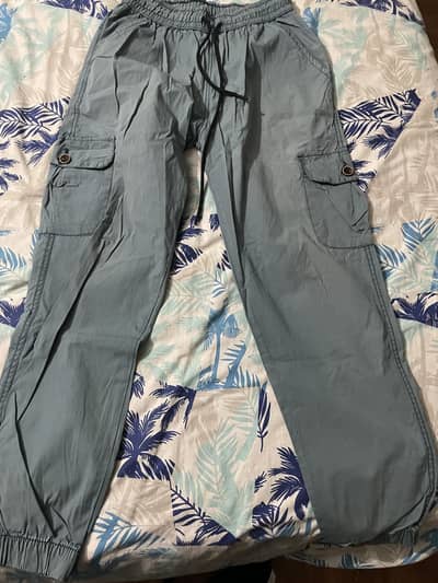 Blue Cargo Trouser