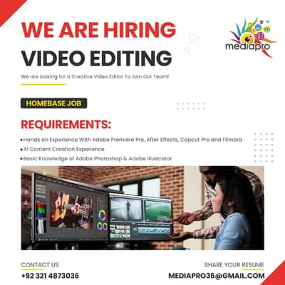 Video Editor & Graphic Designer