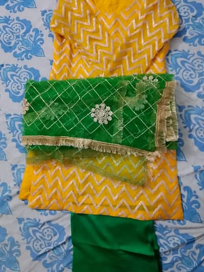 three piece party wear suit