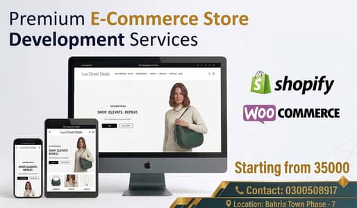 Ecommerce Website Development | Shopify & WooCommerce Store Setup