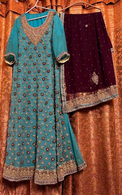 fancy maxi Hand work