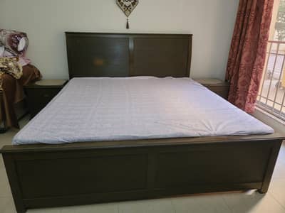 wooden bedbfor sale good condition