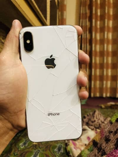 Iphone x 64gb Face id ok hai Back break hai baki all ok hai