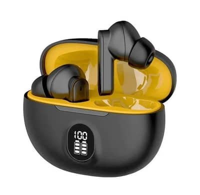 Stereo TWS Earbuds with ANC & super bass black