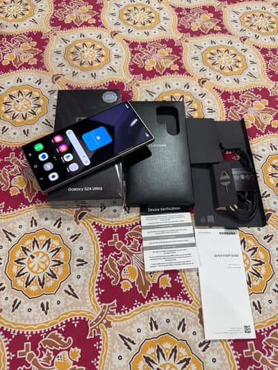 Samsung S24 Ultra Officially PTA 512Gb Complete Box.