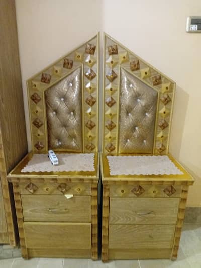 Bedroom Set (Wardrobe, Dressing Table & 2 Side Tables