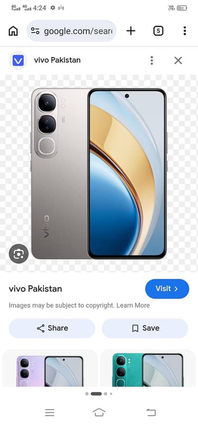vivo y200.8gb 256