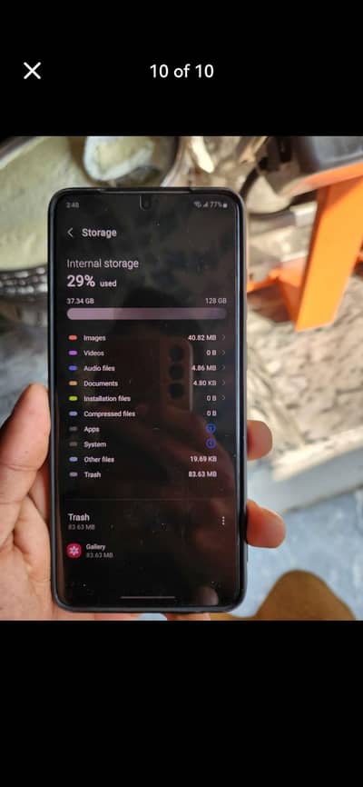 Samsung s20 plus 12 128 non pta minor back crack and minor shade