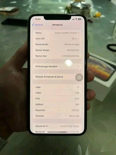 iphone xs max 256 GB PTA approved my WhatsApp number 03254951280
