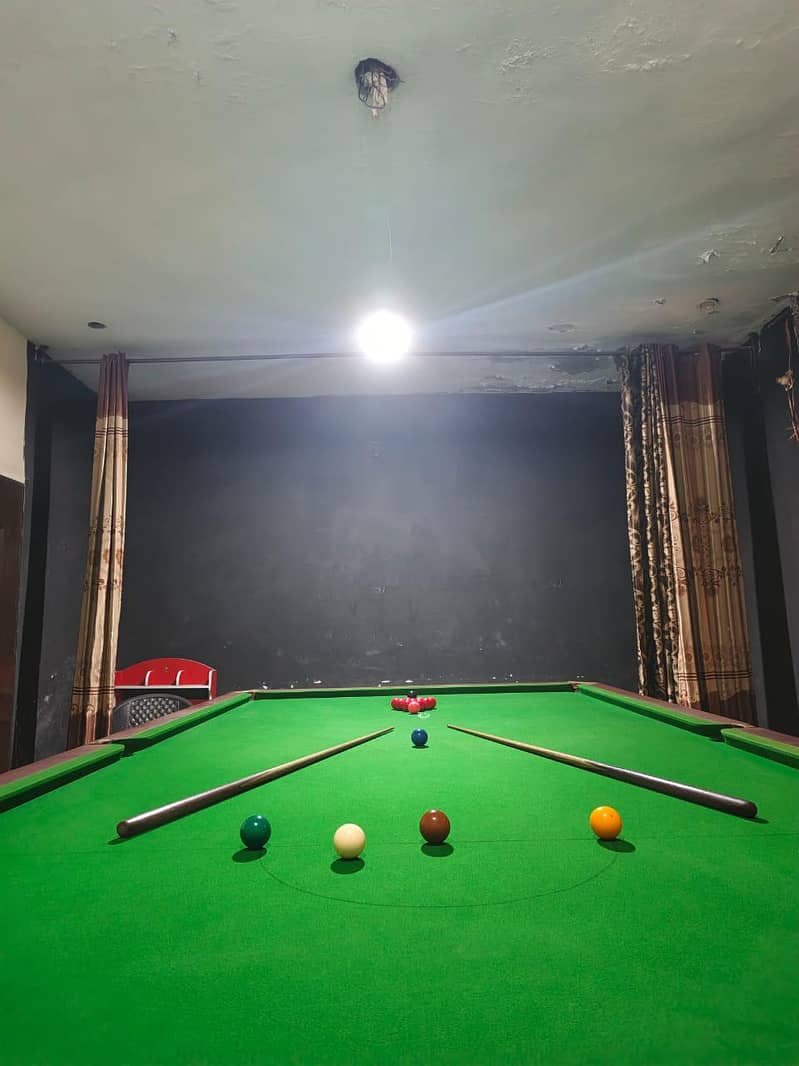 Snooker table 1