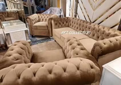 Sofa 5 Seater Modern Tufting