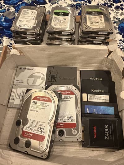 Mix hdds and ssds good condition available dm for price