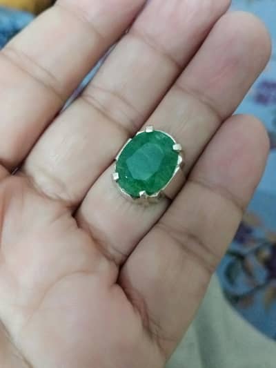 Emerald Silver Ring  / 03213205000