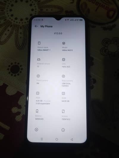 Infinix Smart 7 (7GB RAM / 64GB) PTA Approved Box & Charger Included