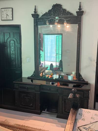 Pure Chinioti King Bed and dressing