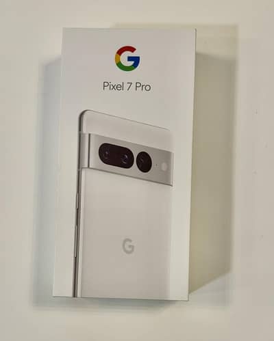 Google Pixel 7 pro Box pack PTA