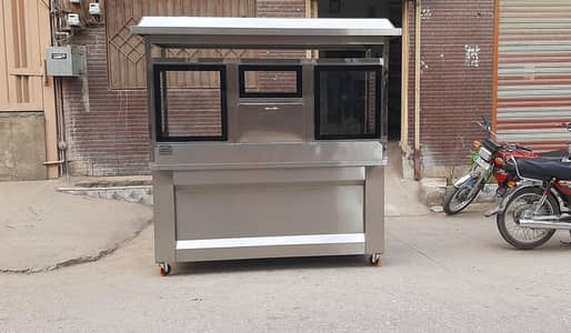 Biryani Chips, Showrma Burger and Fries Counter