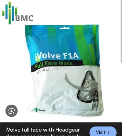 BMC iVolve F1A Full Face Mask/Oxygen Mask