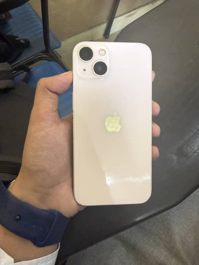 I phone 13 cream white