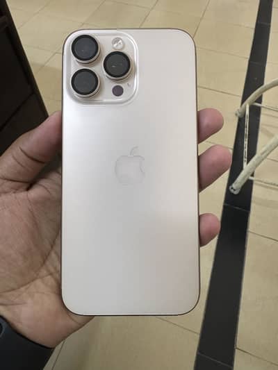 16 Pro Max Dessert Gold | 256GB | 10/10 Condition | Dual Sim | Non-PTA