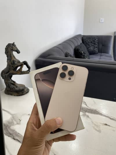 Iphone 16 pro non pta jv physical sim  with orginal box