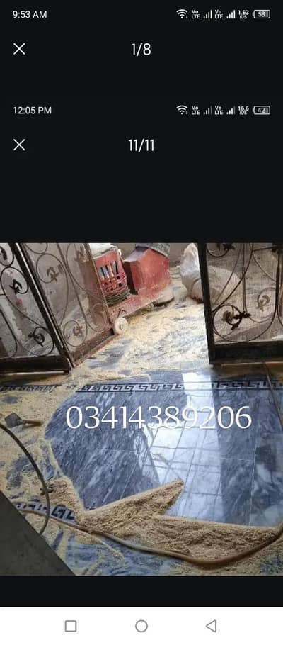 marble floor polishing