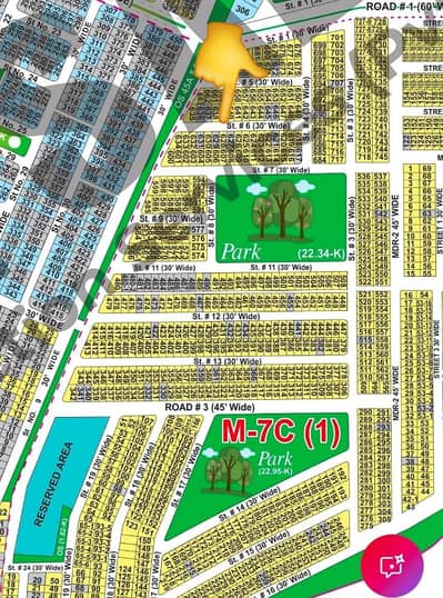 5Marla Residential Plot For Sale In M7 c1 Lake City Raiwind Road Lahore