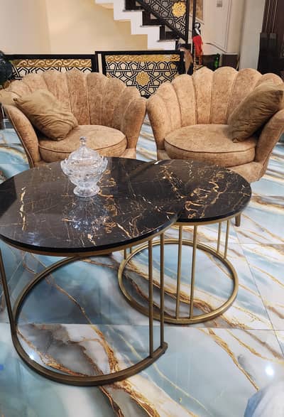 flower style chair set