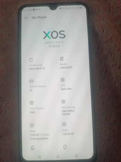 infnix note 12 seal set 8//128