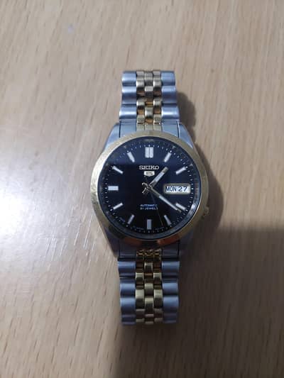 Seiko Seiko 5 Automatic Black Dial Men's Watch SNKC42J1