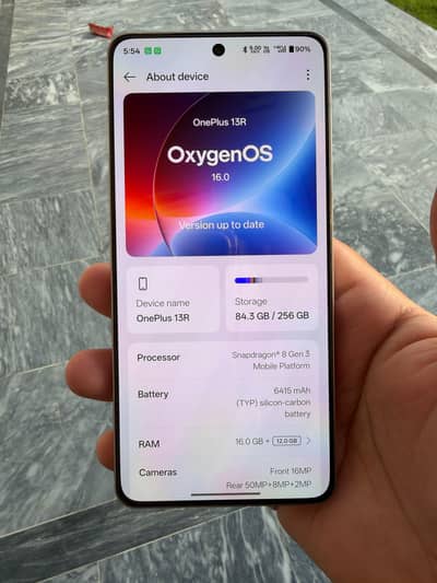 One  Plus 13r 16+12 Ram 256Gb 3 Months Sim Time