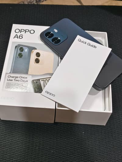 OPPO A6 6GB128GB FULL BOX UNDER WARRANTY  AVAILABLE GUJRAT CITY