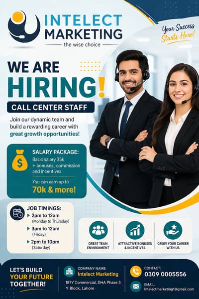 Calling Agents Required | Urgent Hiring | Male & female Jobs | Jobs