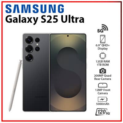 Samsung S25 Ultra (Official 10 Months Warranty) Non-PTA 512gb