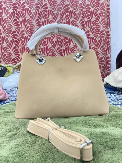 Beige Fiesto Fashion Brand New Bag/ in charming Colourream Colour