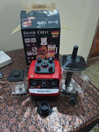 Silver Crest Blender & Grinder 2.5 liter Jug