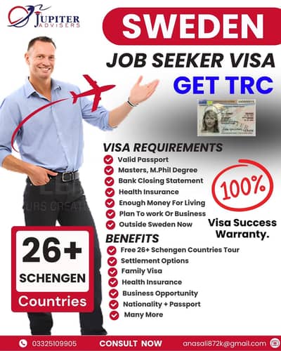 Work in Sweden & Explore 26+ Schengen Countries – Apply Now!