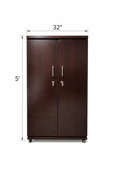 Premium Wooden Wardrobe / Cupboard – 2 Door | Strong & Stylish
