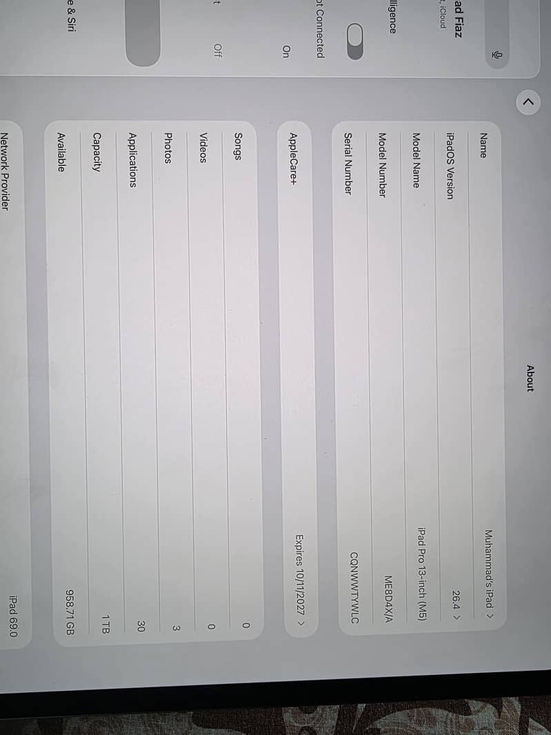 iPad Pro M5 13” 1TB – AppleCare 2026 – Magic Keyboard 5