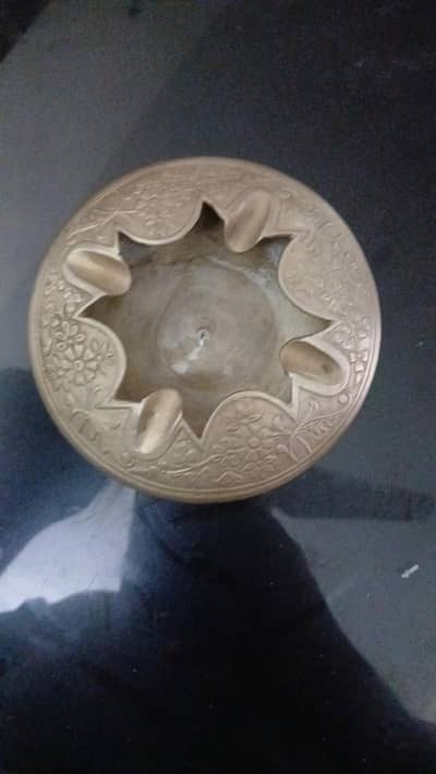 brass hand made ashtray