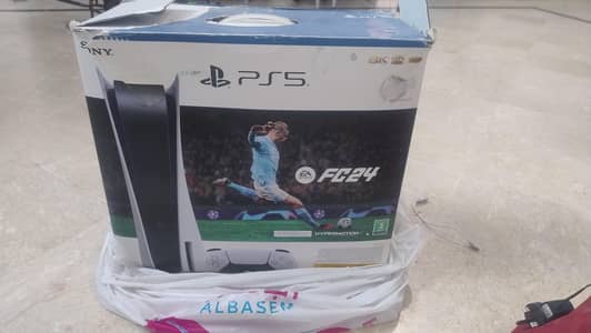 Sony PS5 with two controllers