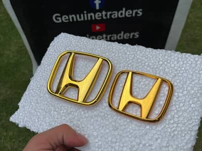 Golden emblems